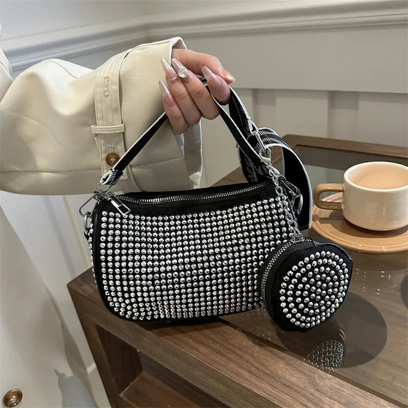 Rhinestone Shoulder Bag