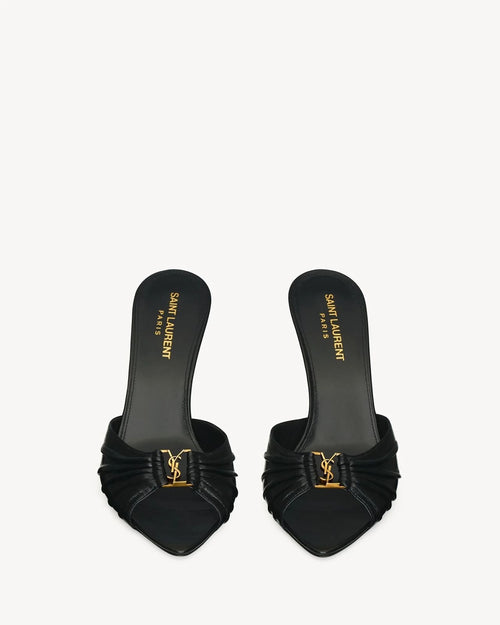 BABYLONE MULES IN SMOOTH LEATHER