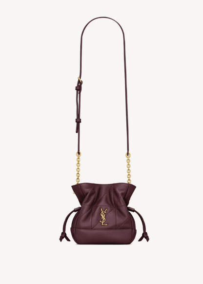 Jamie  Mini Shoulder Pouch In Lambskin