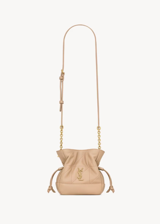 Jamie  Mini Shoulder Pouch In Lambskin