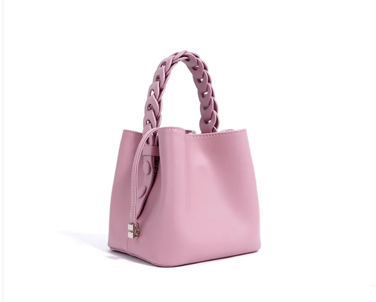 Hand-woven Fashion Mini Cross Body Bucket Bag