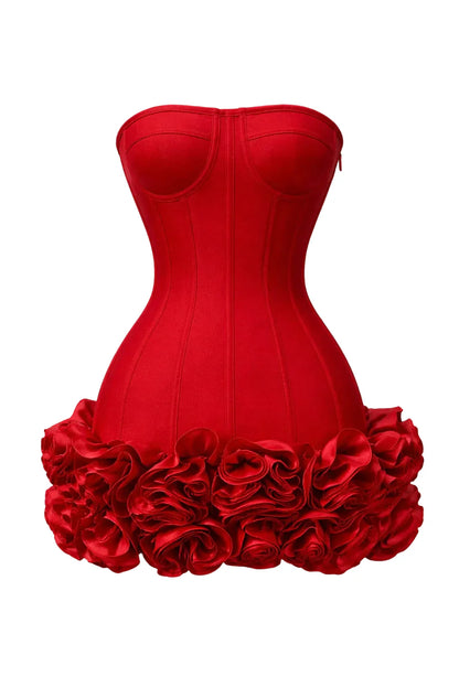 Scarlet Rose Corset Mini Dress